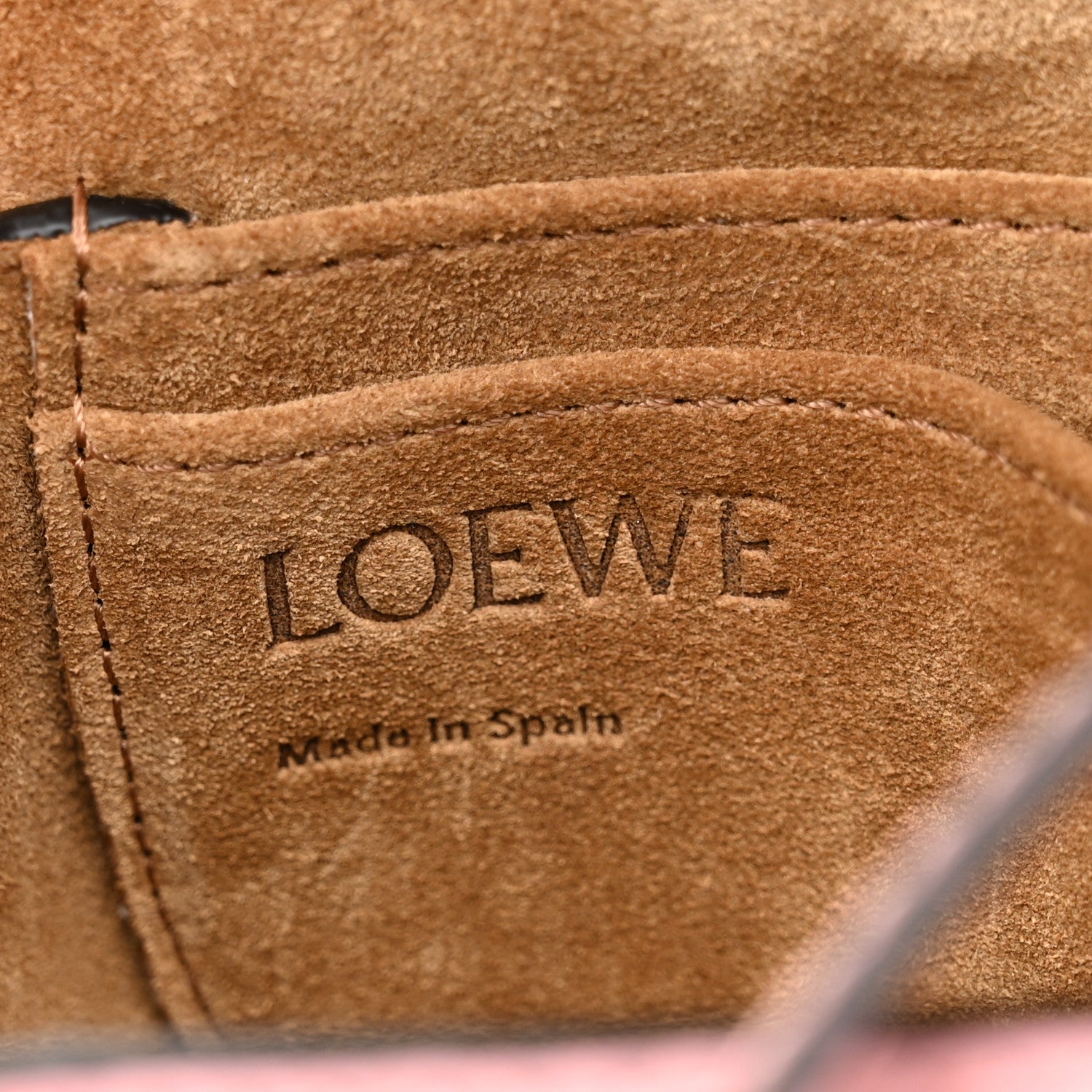 Loewe Grained Calfskin Mini Gate Crossbody Bag Pastel Pink 6 of 9