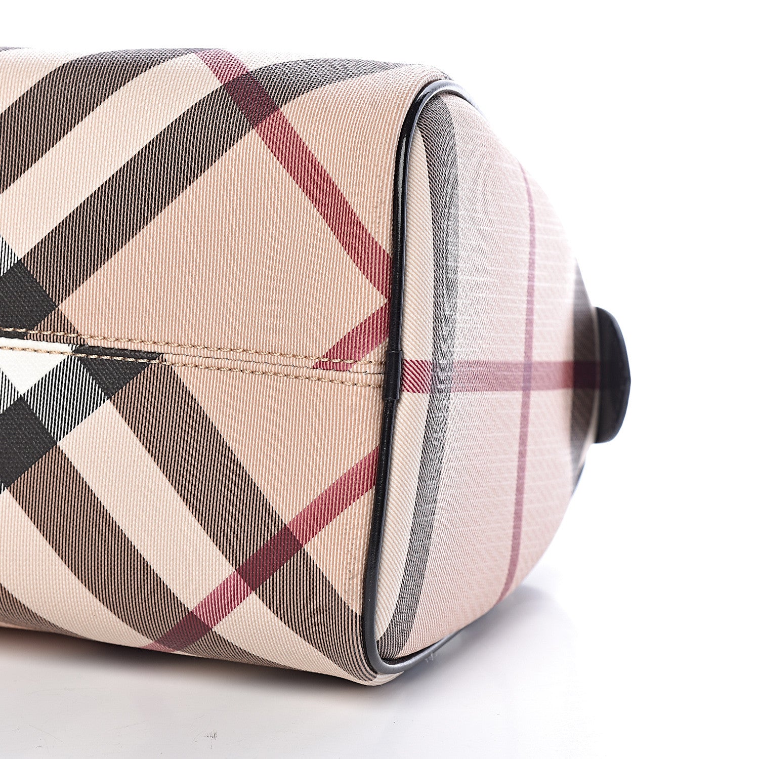 Burberry Nova Check Bowling Bag Black 9 of 11