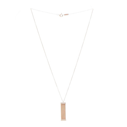 Tiffany 18K Rose Gold Diamond Somerset Pendant Necklace 3 of 7