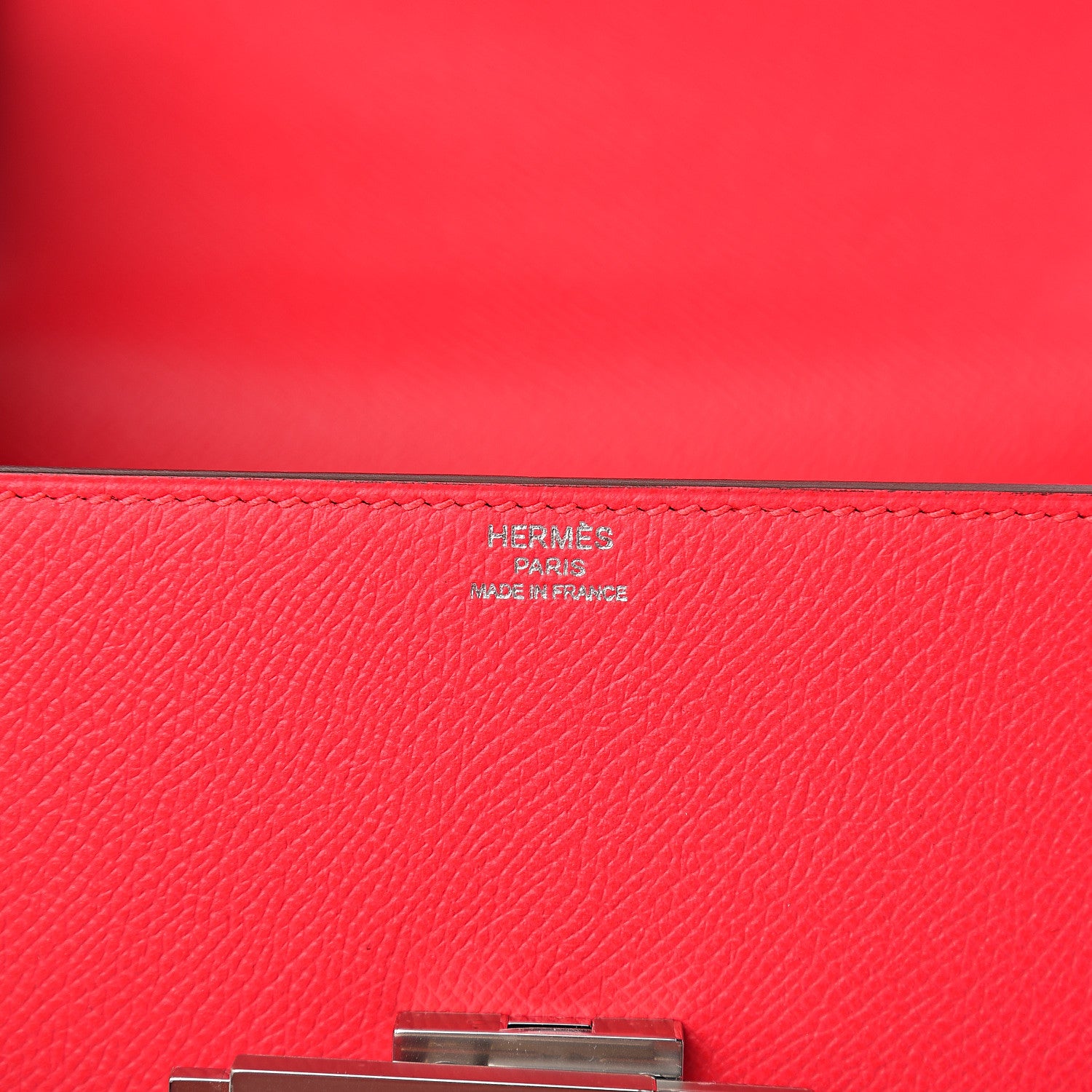 Hermes Epsom Cinhetic Boxy Top Handle Bag Rose Extreme 5 of 10