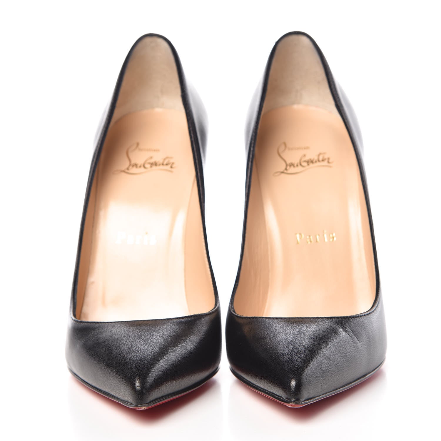 Christian Louboutin Shiny Nappa Pigalle Follies 100 Pumps 36 Black 2 of 9