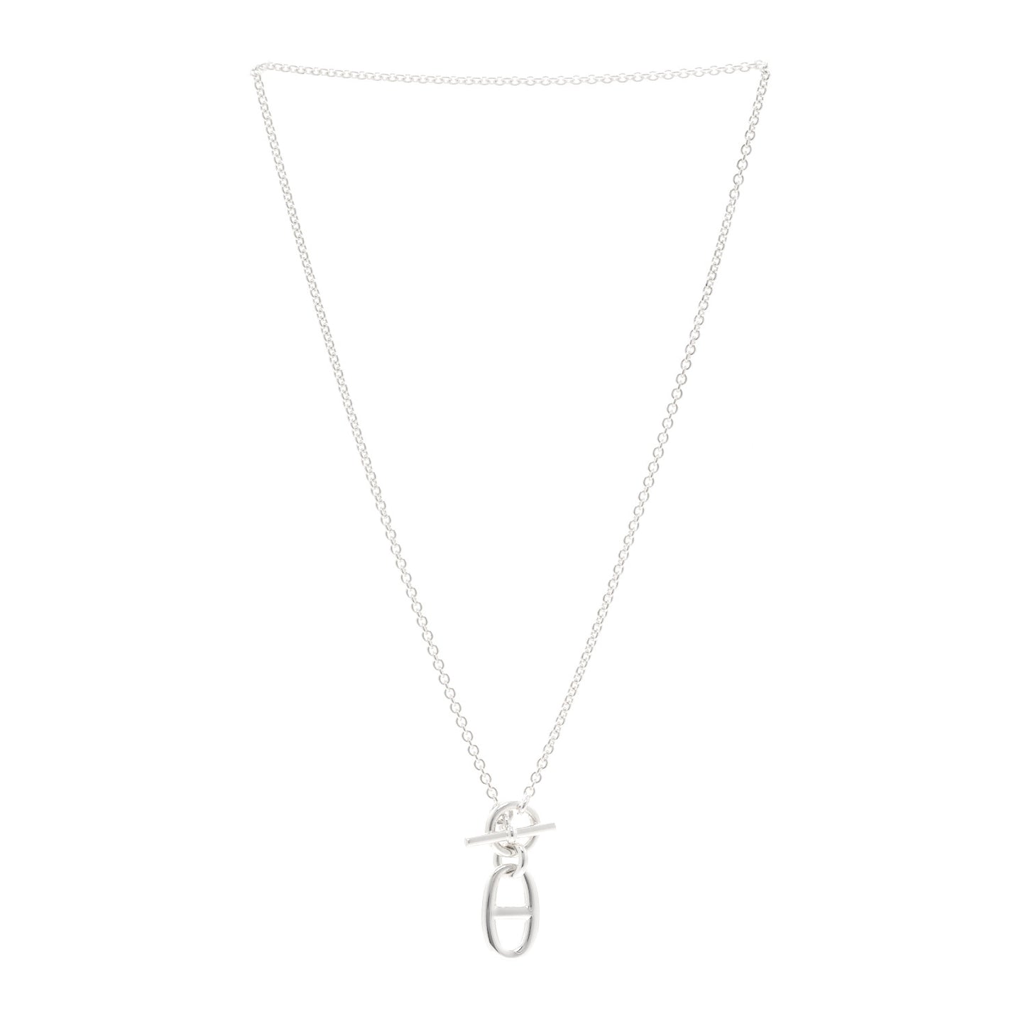 Sterling Silver Amulette Chaine d'Ancre Necklace