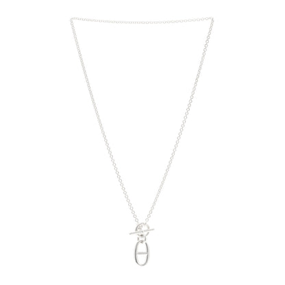 Hermes Sterling Silver Amulette Chaine d'Ancre Necklace 3 of 5