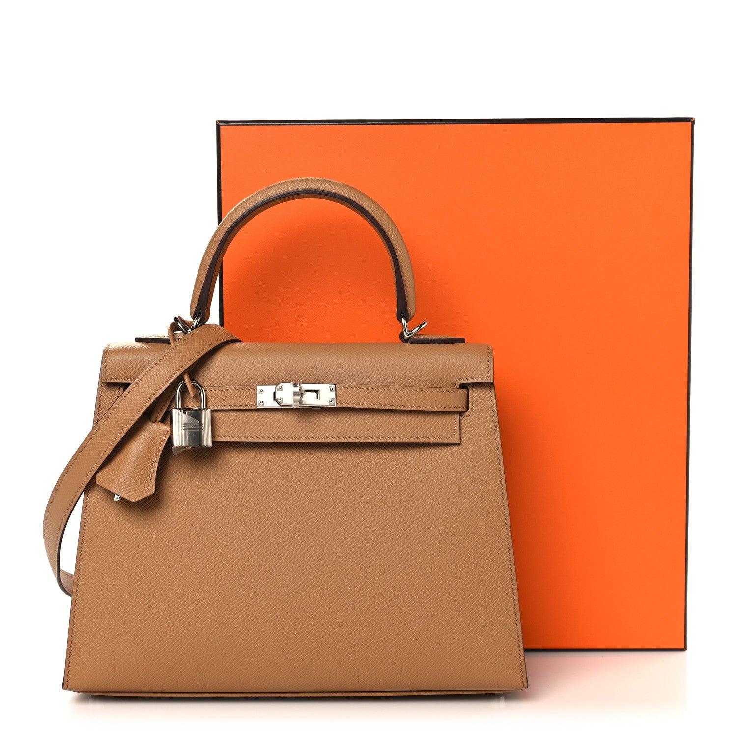 Hermes Epsom Kelly Sellier 25 Biscuit 13 of 13