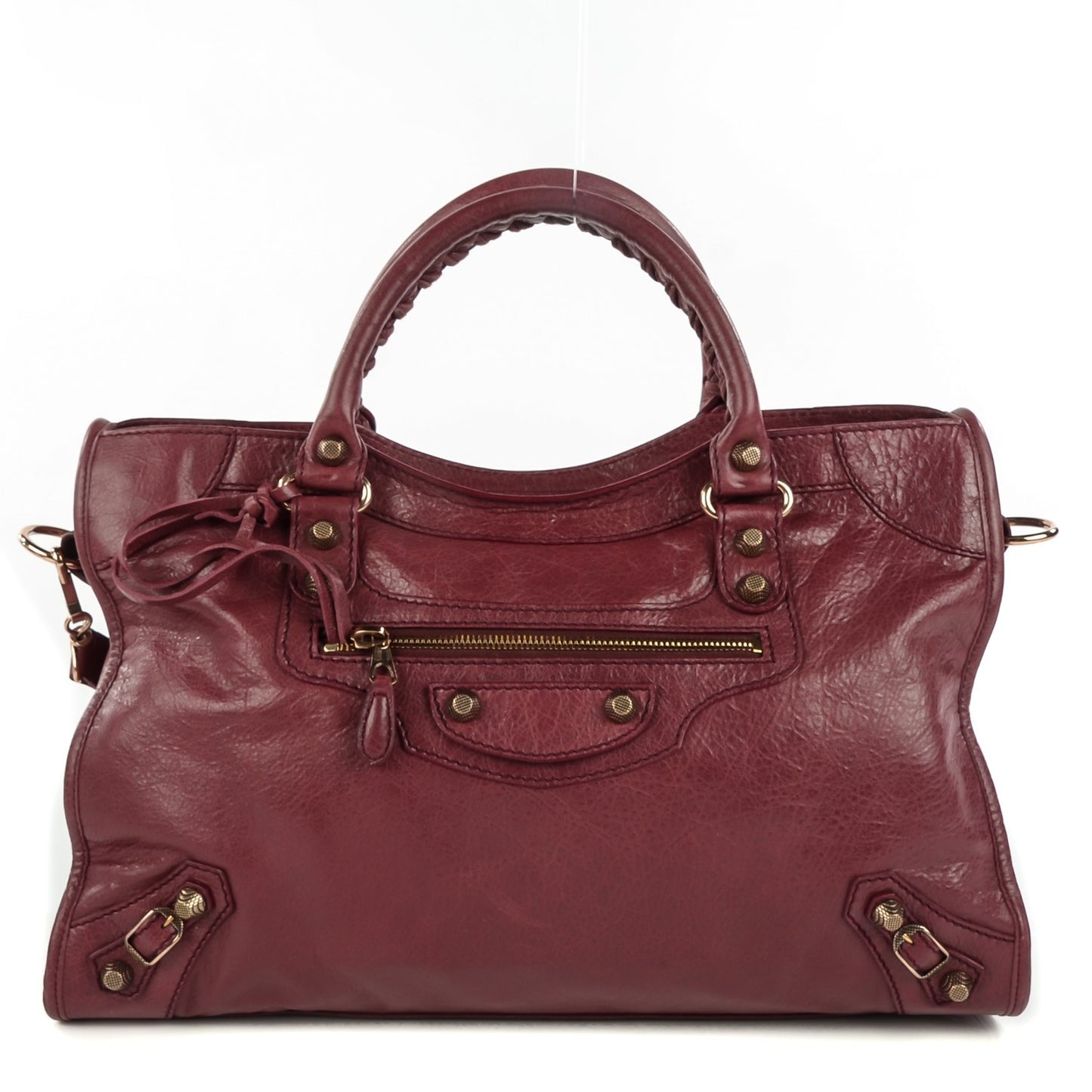 Agneau Giant 12 Rose Gold Hardware City Cassis