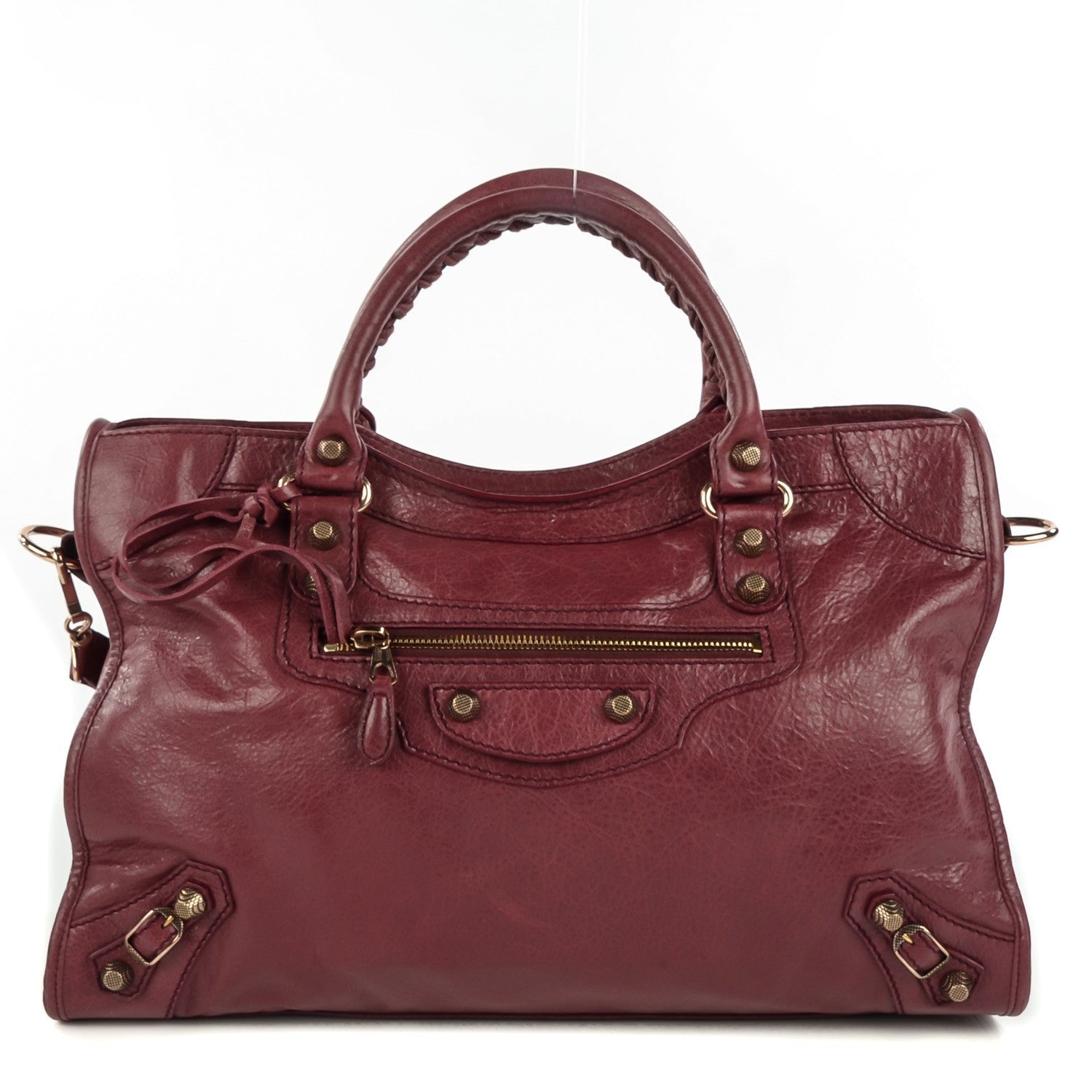 Balenciaga Agneau Giant 12 Rose Gold Hardware City Cassis 1 of 12