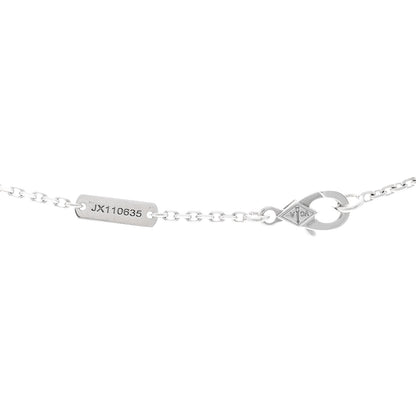 Van Cleef & Arpels 18K White Gold Diamond Two Butterfly Pendant Necklace 5 of 6