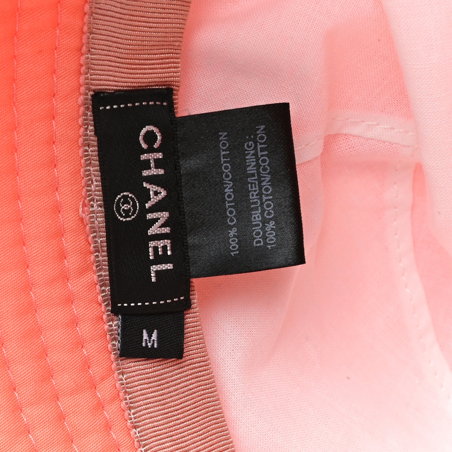 Cotton CC Bucket Hat M Orange Green