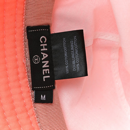 Chanel Cotton CC Bucket Hat M Orange Green 6 of 6