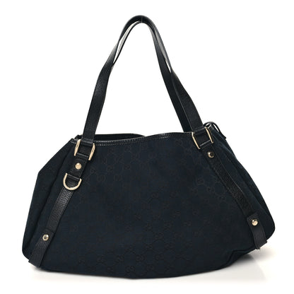 Gucci Monogram Medium Abbey Shoulder Bag Black 1 of 11