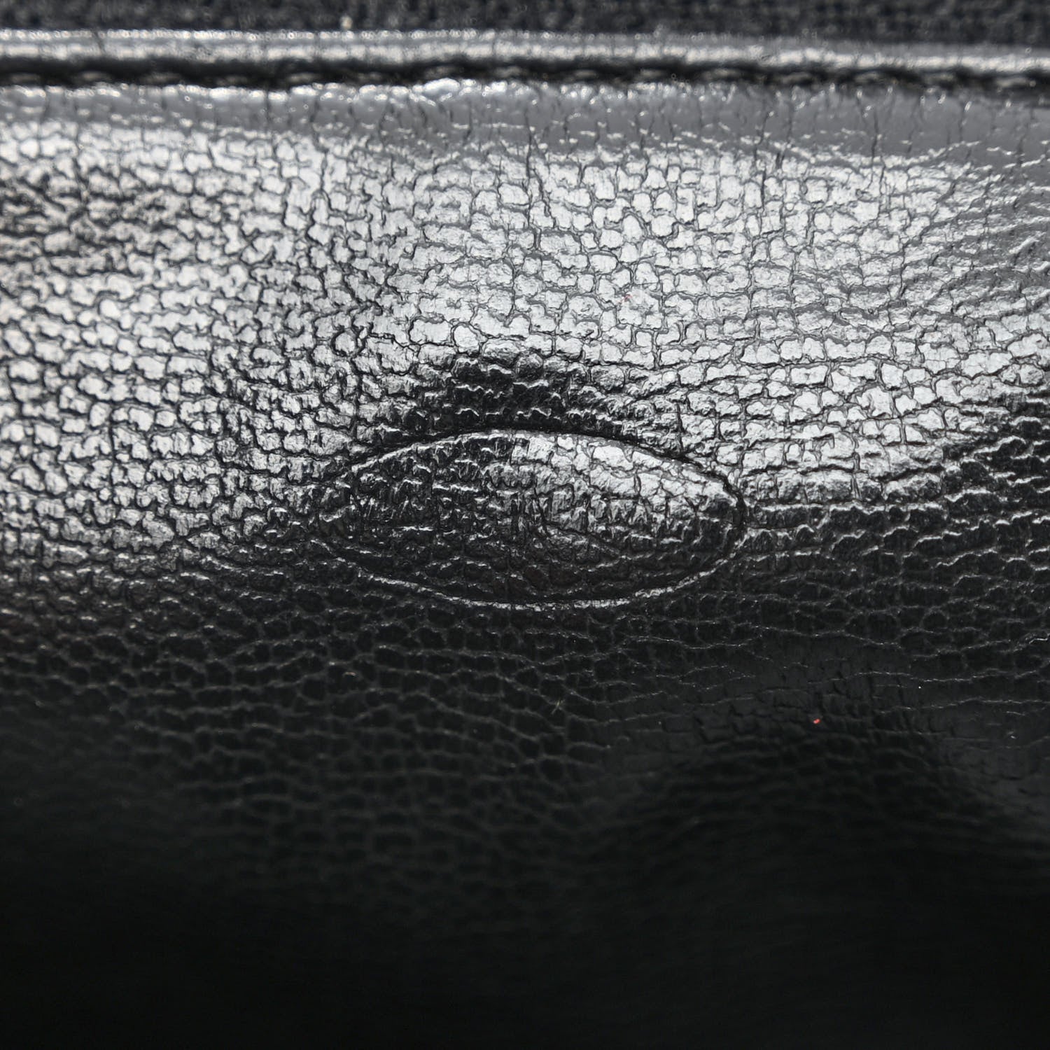 Chanel Caviar Large CC Shoulder Bag Black 9 of 14
