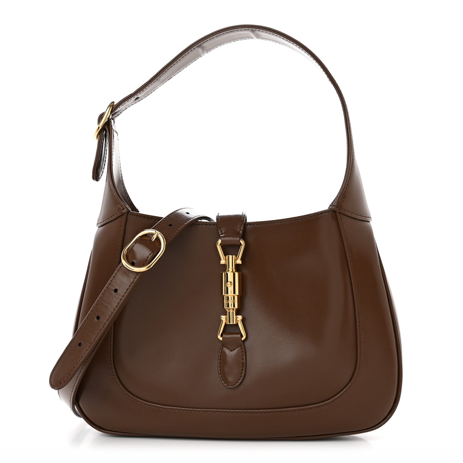 Gucci Boarded Dyana Lux Calfskin Small Jackie 1961 Hobo Brown Sugar 1 of 12