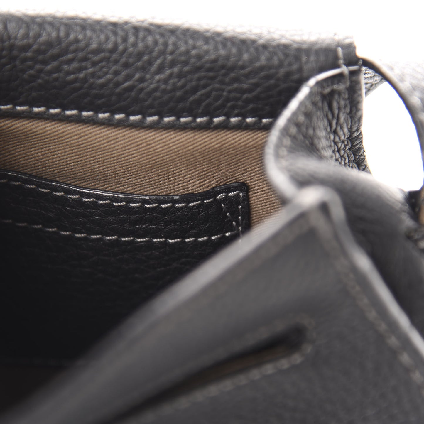 Calfskin Mini Marcie Round Crossbody Bag Black