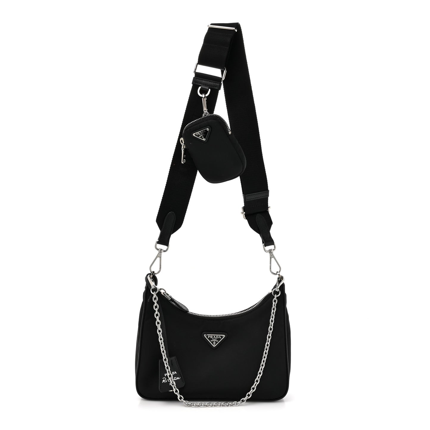 Nylon Re-Edition 2005 Shoulder Bag Black