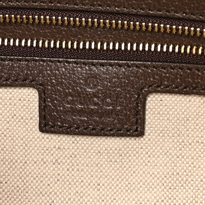 Gucci GG Supreme Monogram Web Medium Ophidia Top Handle Bag Beige Ebony 6 of 10