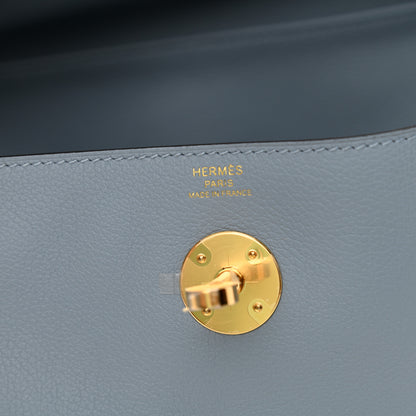 Hermes Evercolor Lindy 26 Bleu Lin 6 of 9