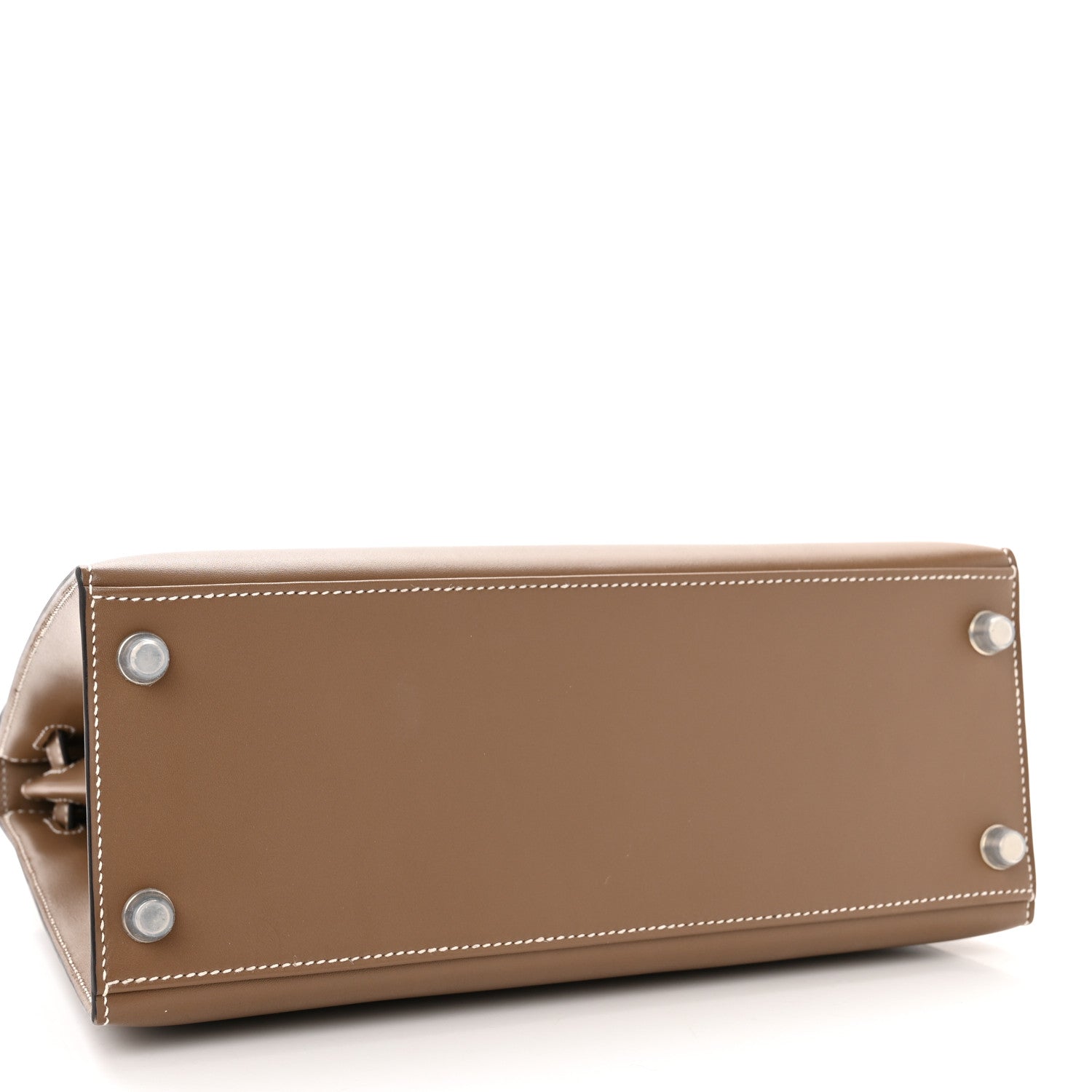 Hermes Tadelakt Kelly Sellier 28 Etoupe 4 of 11