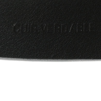 Chanel Lambskin Calfskin CC Chain Belt Suspenders 80 32 Black 5 of 6