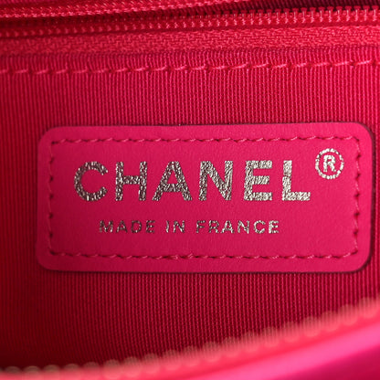 Chanel Goatskin Quilted Small Gabrielle Hobo Pink 6 of 9
