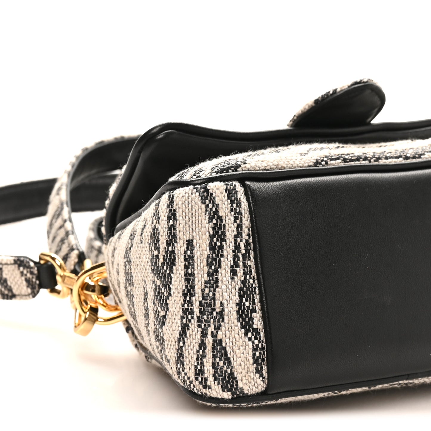Zebra Jacquard Le Petit Bambimou Black White
