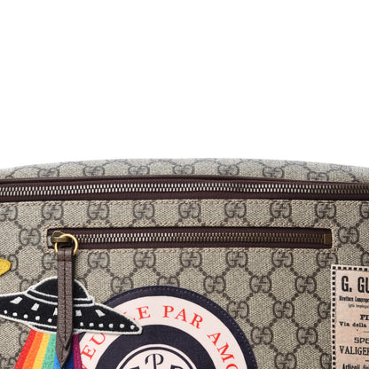 Gucci GG Supreme Monogram Courrier Belt Bag Beige New Acero 10 of 10