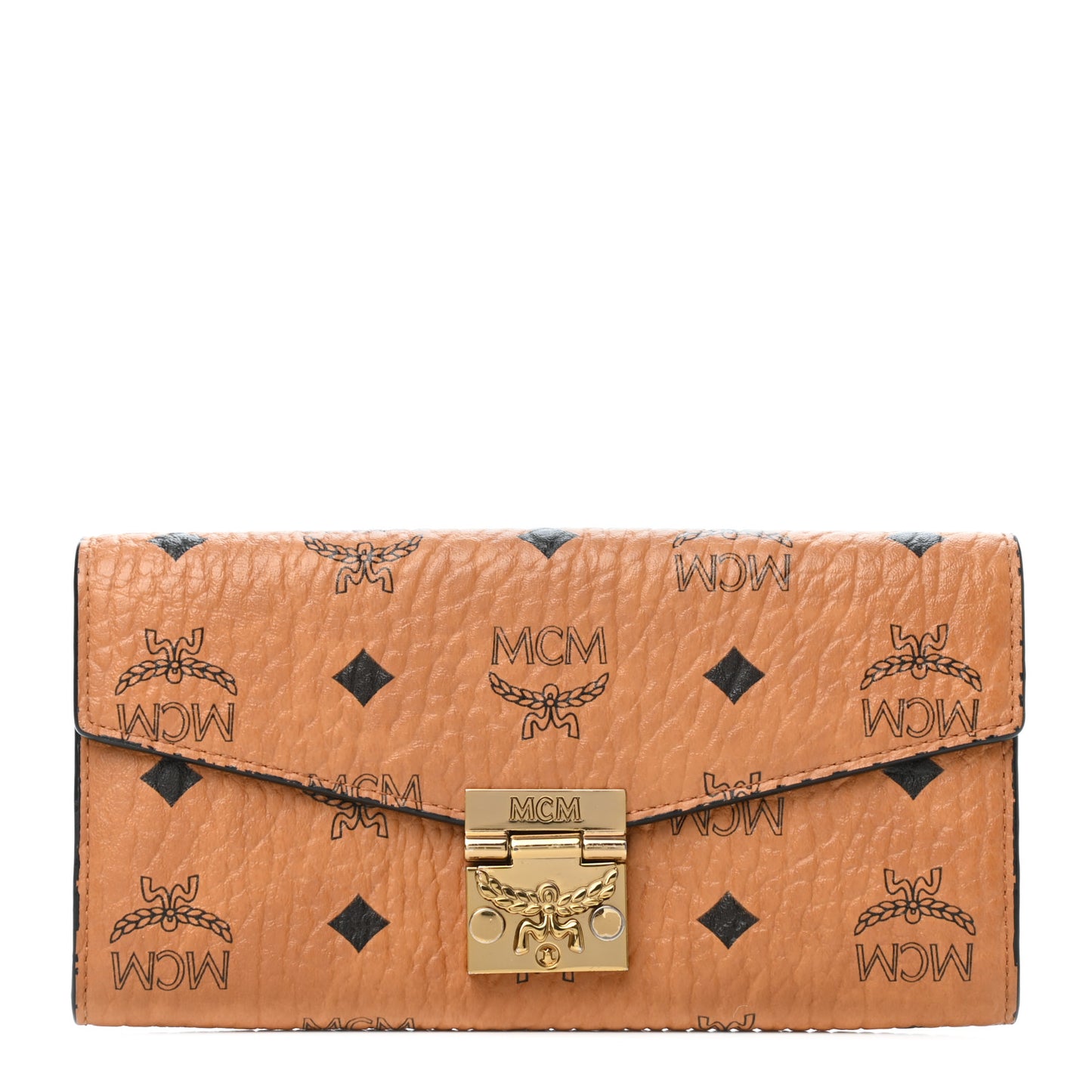 Visetos Patricia Flap Wallet Cognac