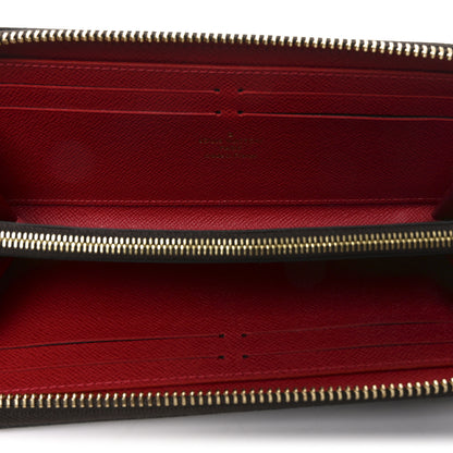 Louis Vuitton Damier Ebene Clemence Wallet Cherry 5 of 6