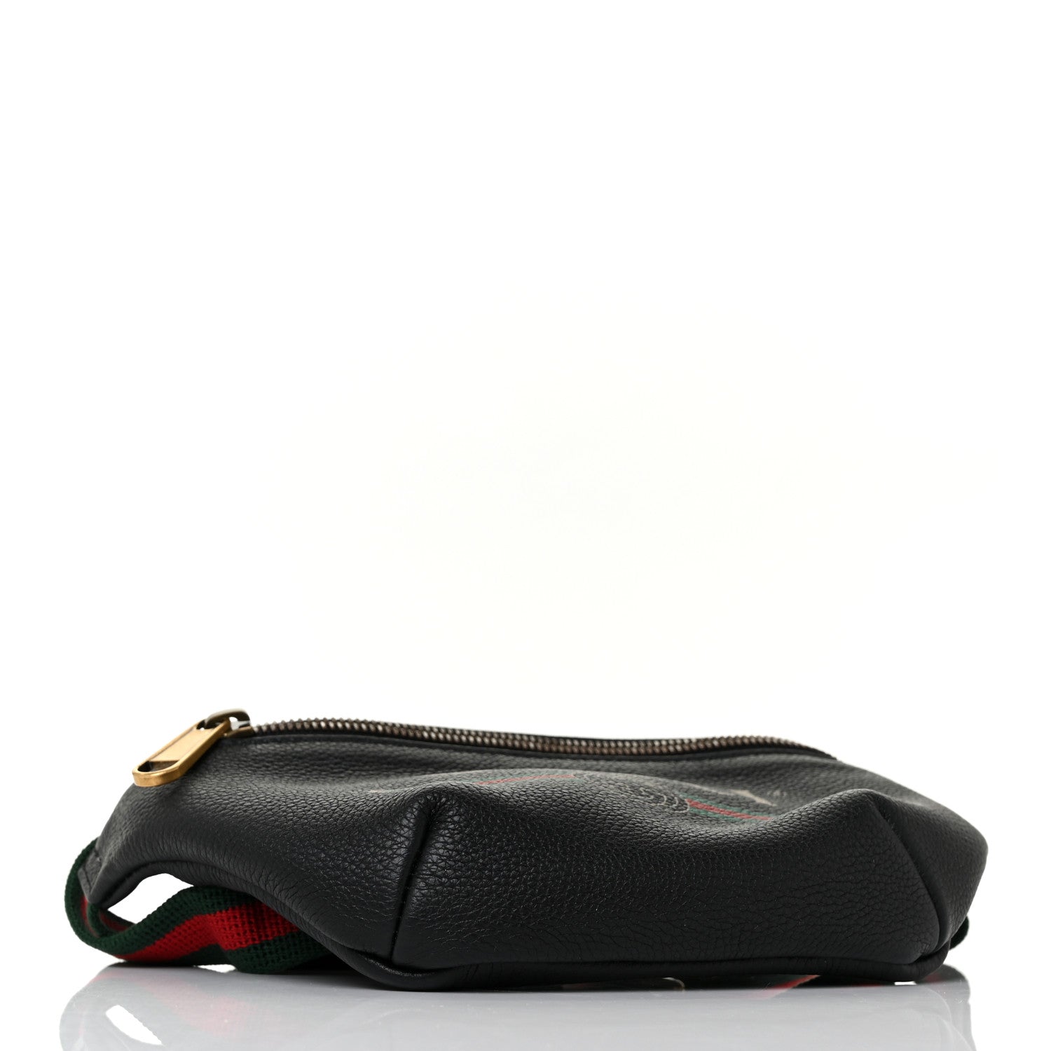 Gucci Grained Calfskin Small Logo Belt Bag Black 3 of 8