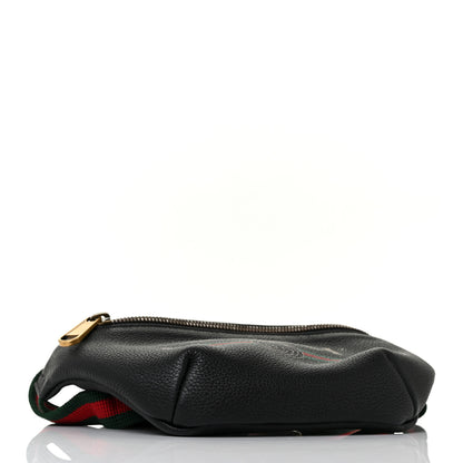 Gucci Grained Calfskin Small Logo Belt Bag Black 3 of 8