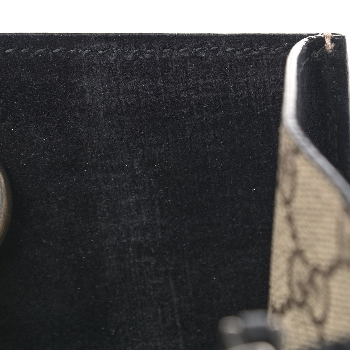 GG Supreme Monogram Dionysus Tote Beige Black