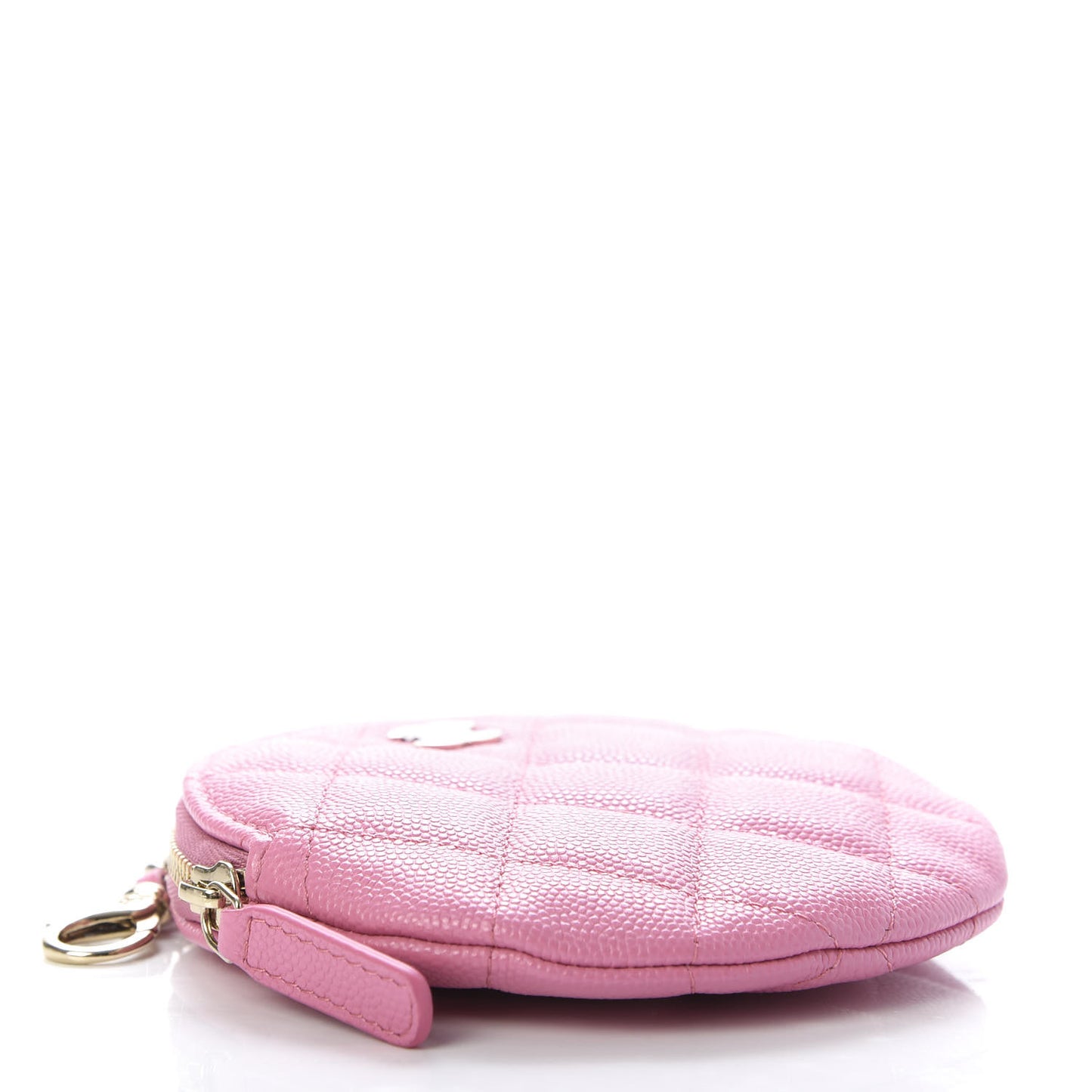 Caviar Quilted Coin Purse Pink