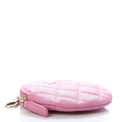Chanel Caviar Quilted Coin Purse Pink 5 of 7