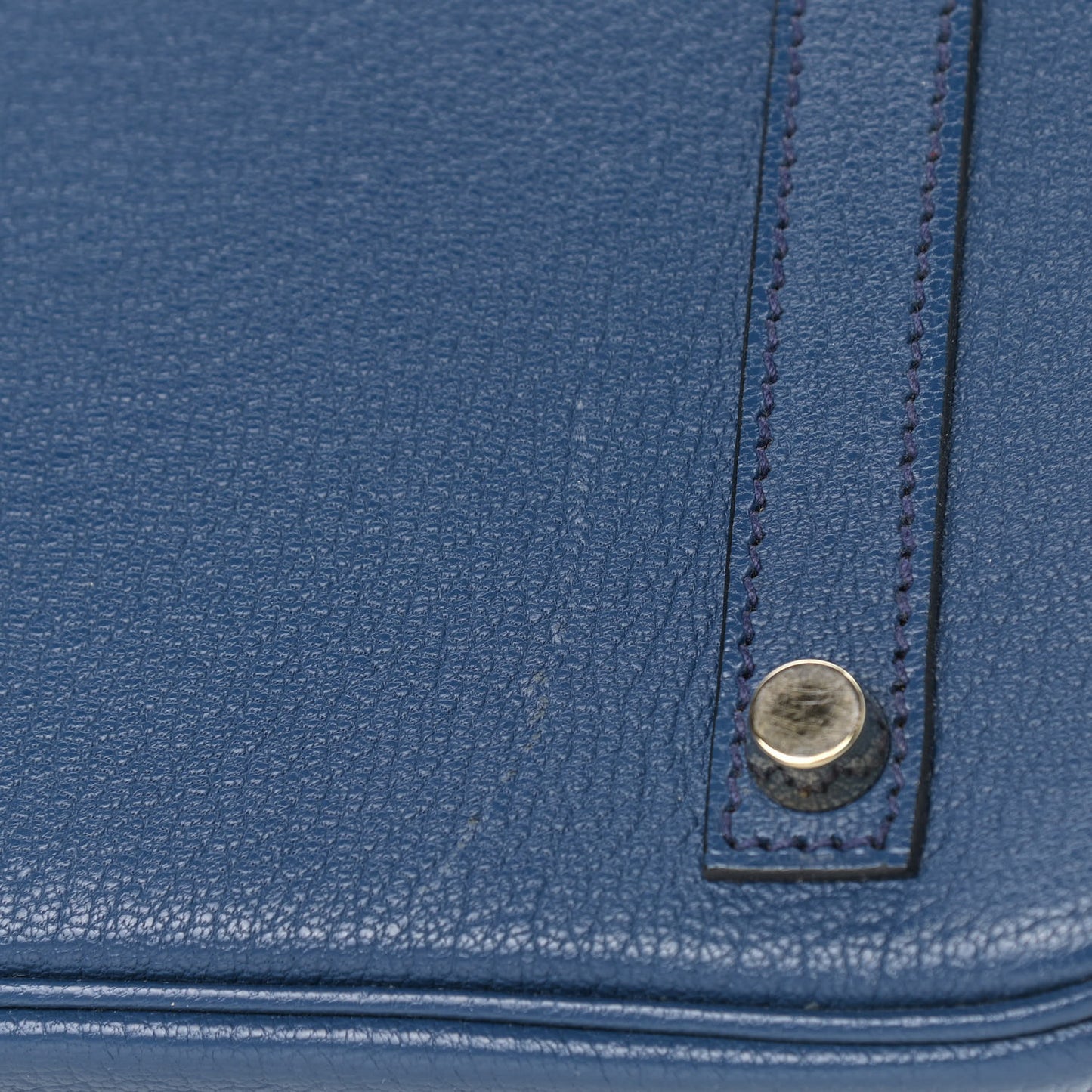 Chevre Mysore Horseshoe Birkin 30 Bleu de Malte Ciel