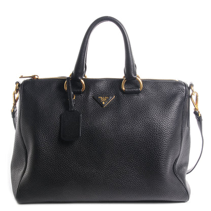 Prada Vitello Daino Shoulder Bag Nero Black 1 of 10