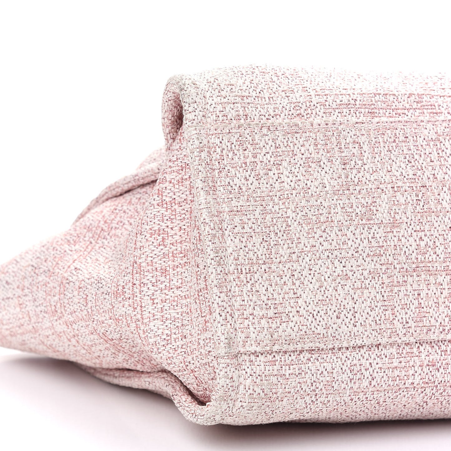 Lurex Boucle Deauville Medium Tote Pink
