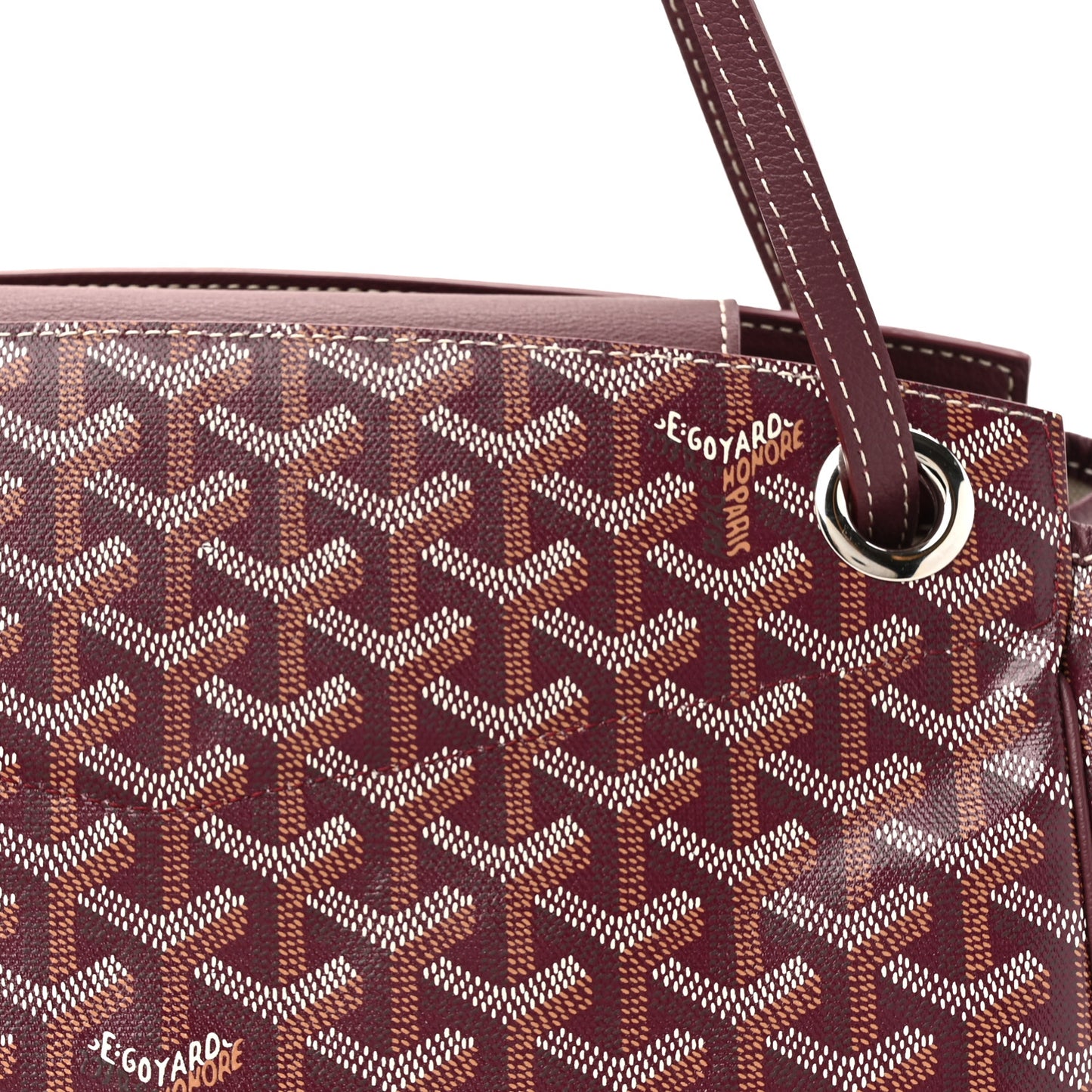 Goyardine Rouette PM Burgundy