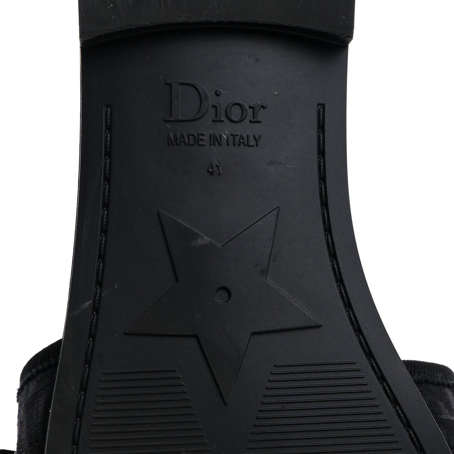 Christian Dior Technical Stretch Fabric Camouflage Dio(r)evolution Slide Sandals 41 Black Military 8 of 8