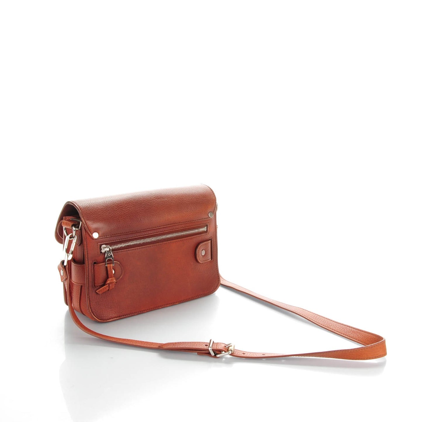 Calfskin PS11 Classic Shoulder Bag Saddle