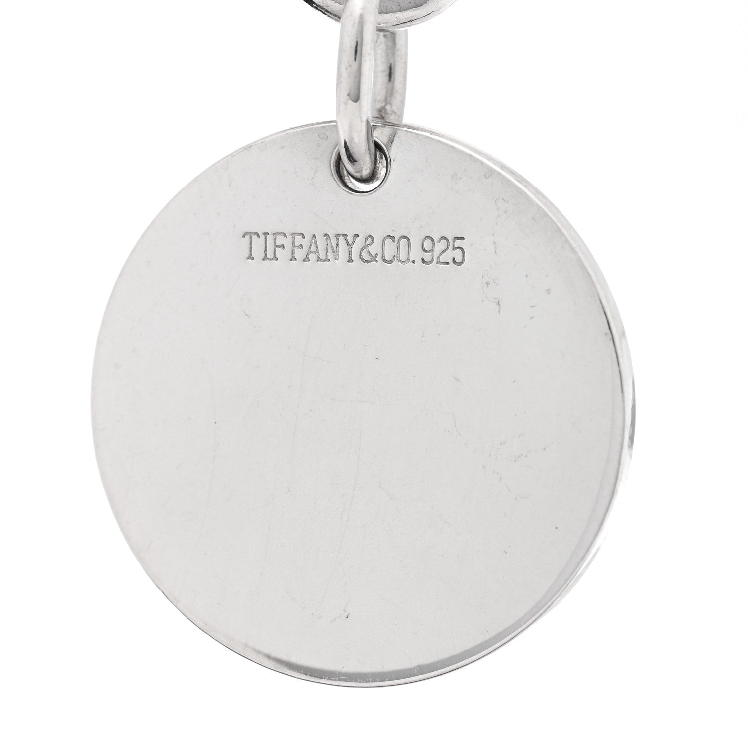 Tiffany Sterling Silver Round Tag Charm Bracelet 3 of 3