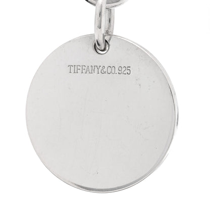 Tiffany Sterling Silver Round Tag Charm Bracelet 3 of 3