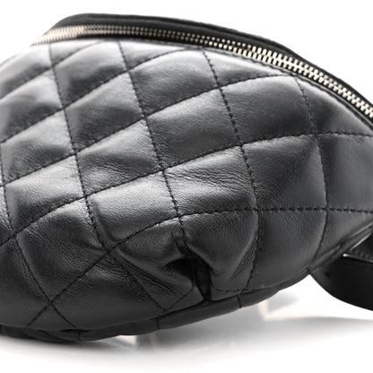 Chanel Lambskin Quilted Waist Belt Bag Black 11 of 11