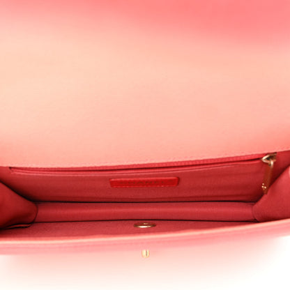 Chanel Caviar Quilted Medium Sunset On The Sea Flap Coral 5 of 10