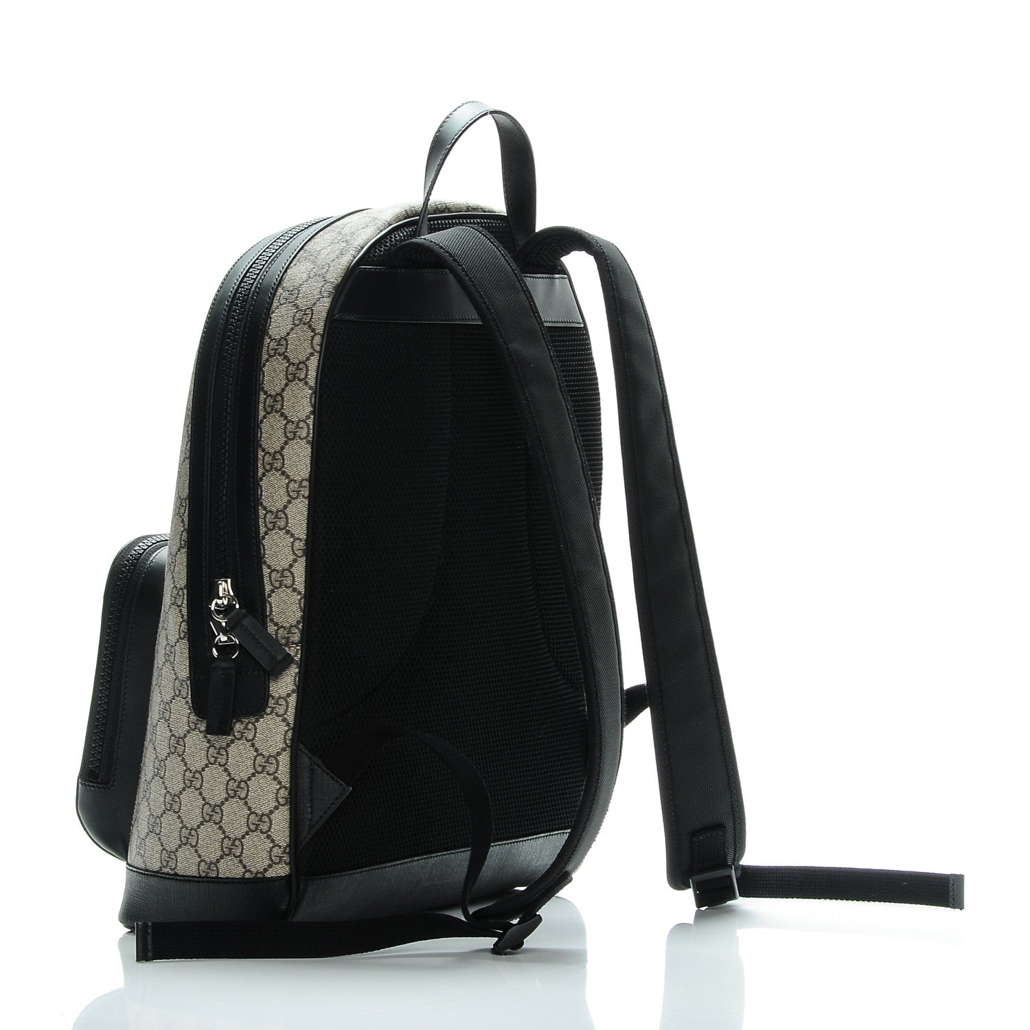 Gucci GG Supreme Monogram Medium Backpack Black 3 of 7