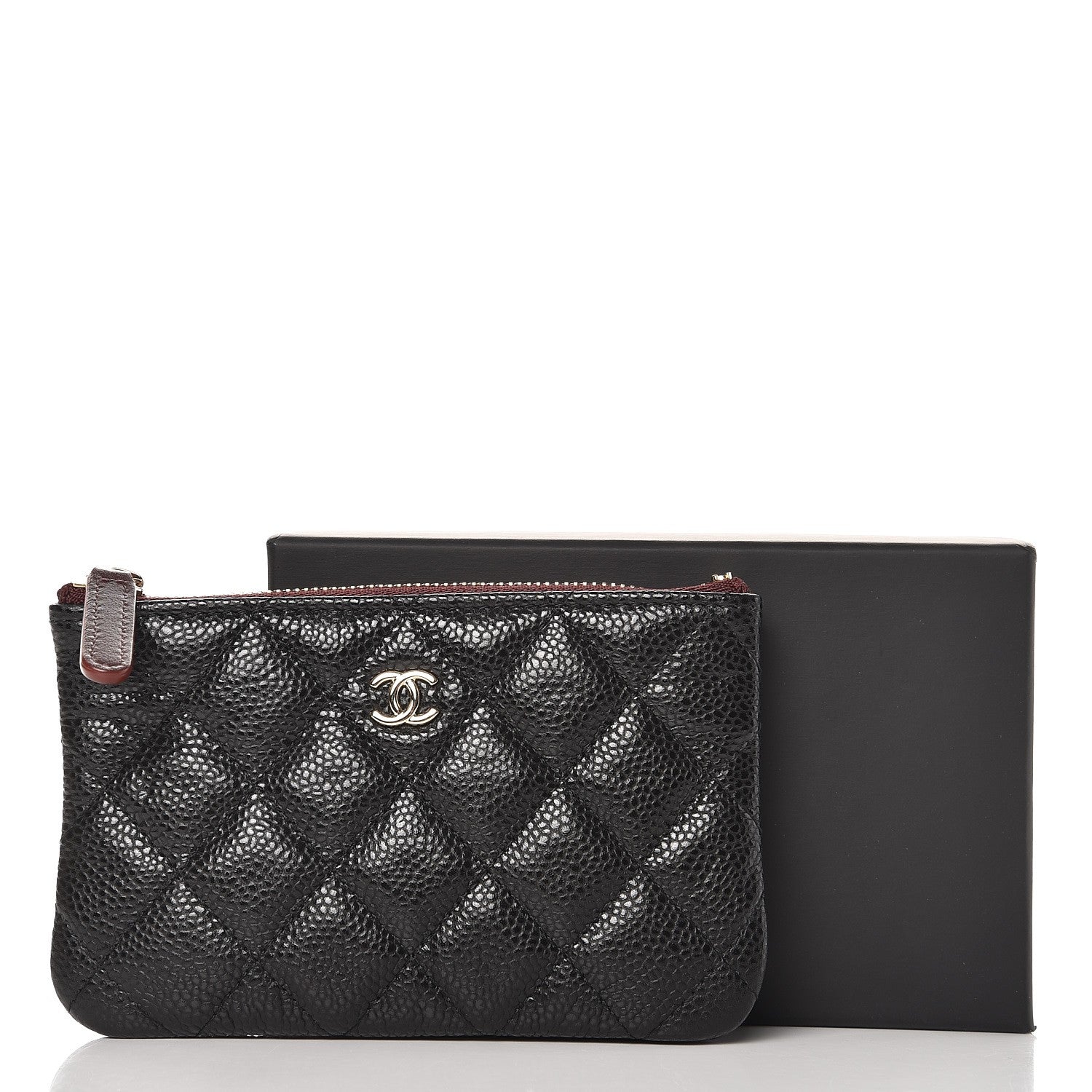 Chanel Caviar Quilted Small Cosmetic Case Black 8 of 8