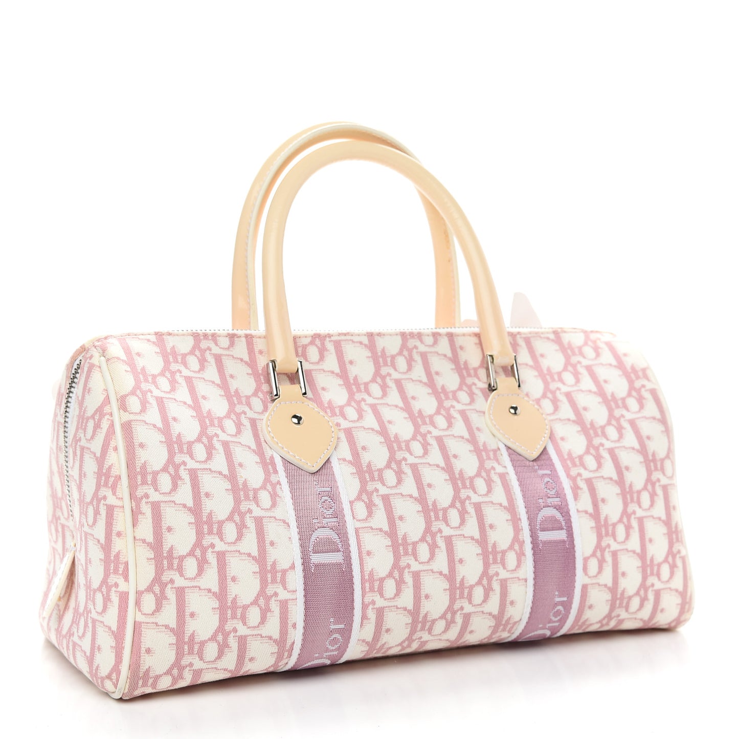 Monogram Girly Boston Pink