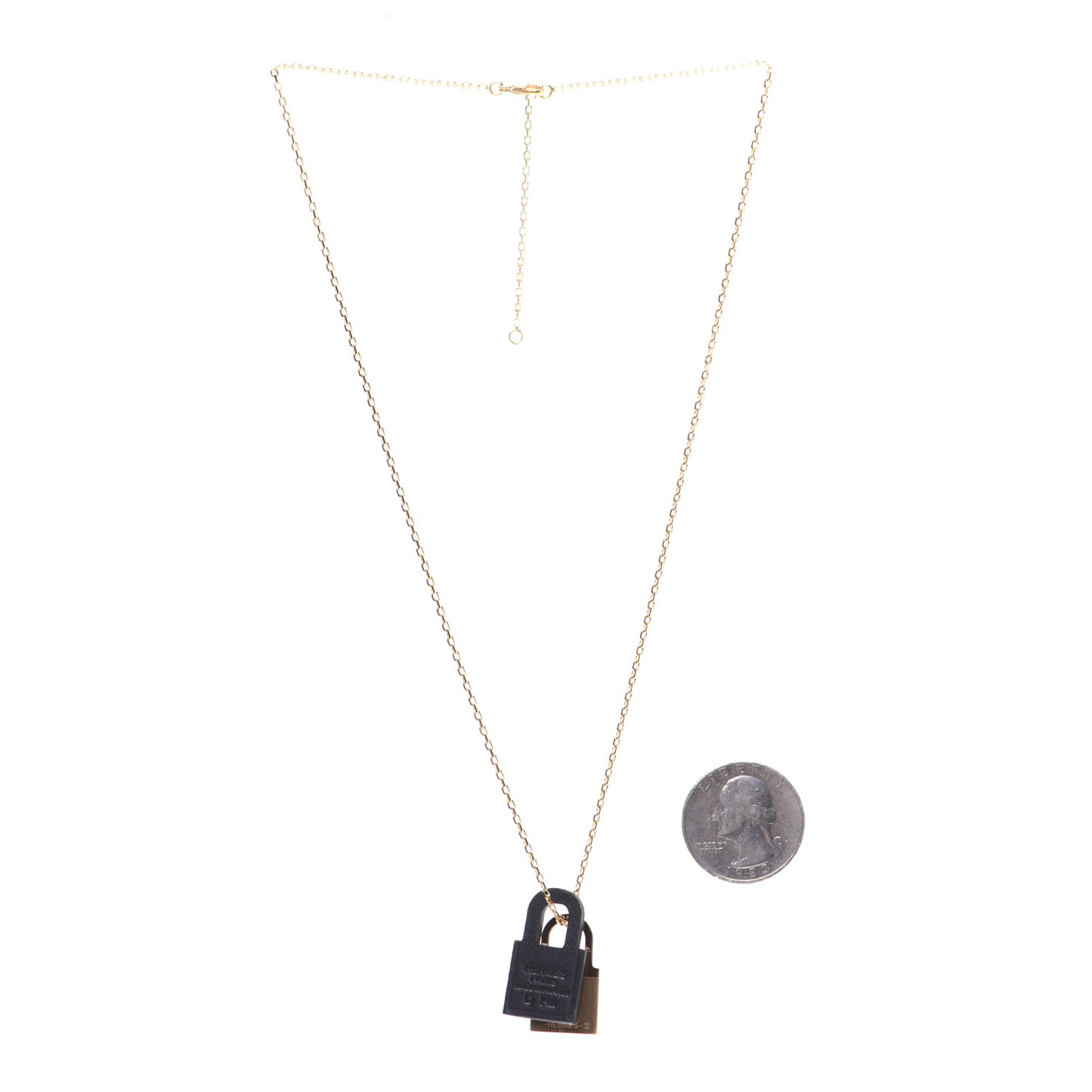 Swift Small O'Kelly Pendant Necklace Black