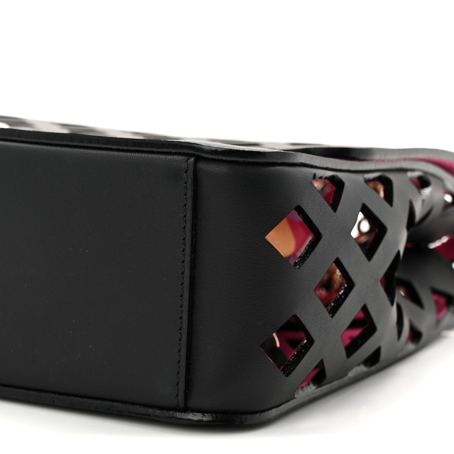 Chanel Lambskin Sea Through Flap Black Multicolor 11 of 11