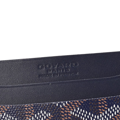 Goyard Goyardine Saint Sulpice Card Holder Navy 6 of 7