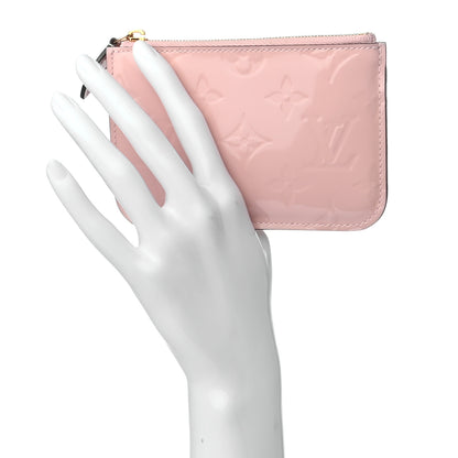Louis Vuitton Vernis Key Pouch Rose Ballerine 2 of 7