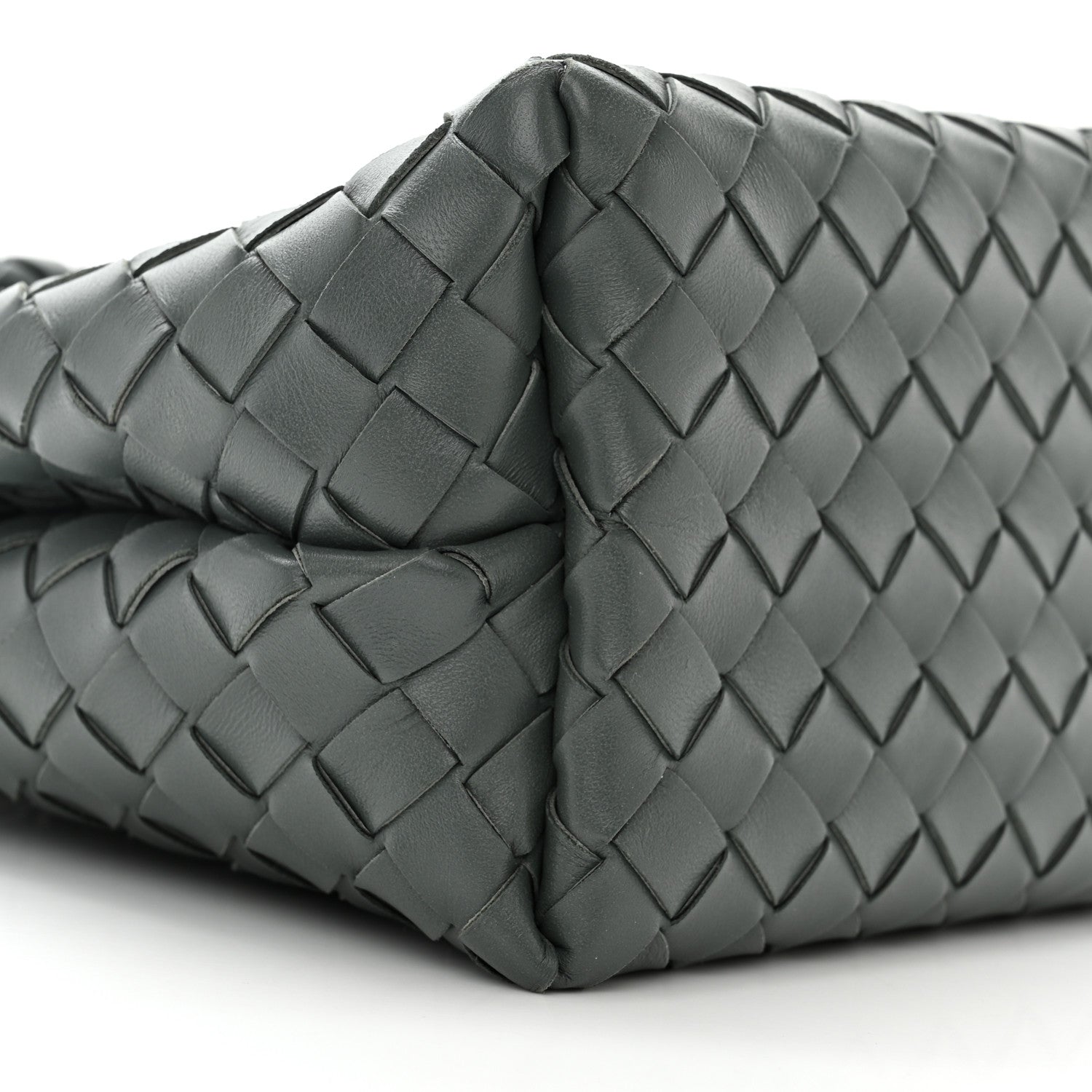 Bottega Veneta Nappa Intrecciato Medium Andiamo Shoulder Bag Slate 8 of 9
